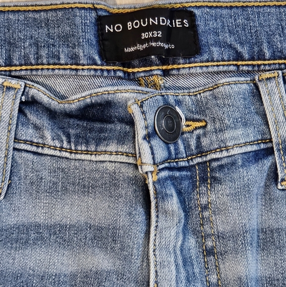 No Boundaries Light Blue Denim Jeans 30 X 32 - Picture 3 of 5